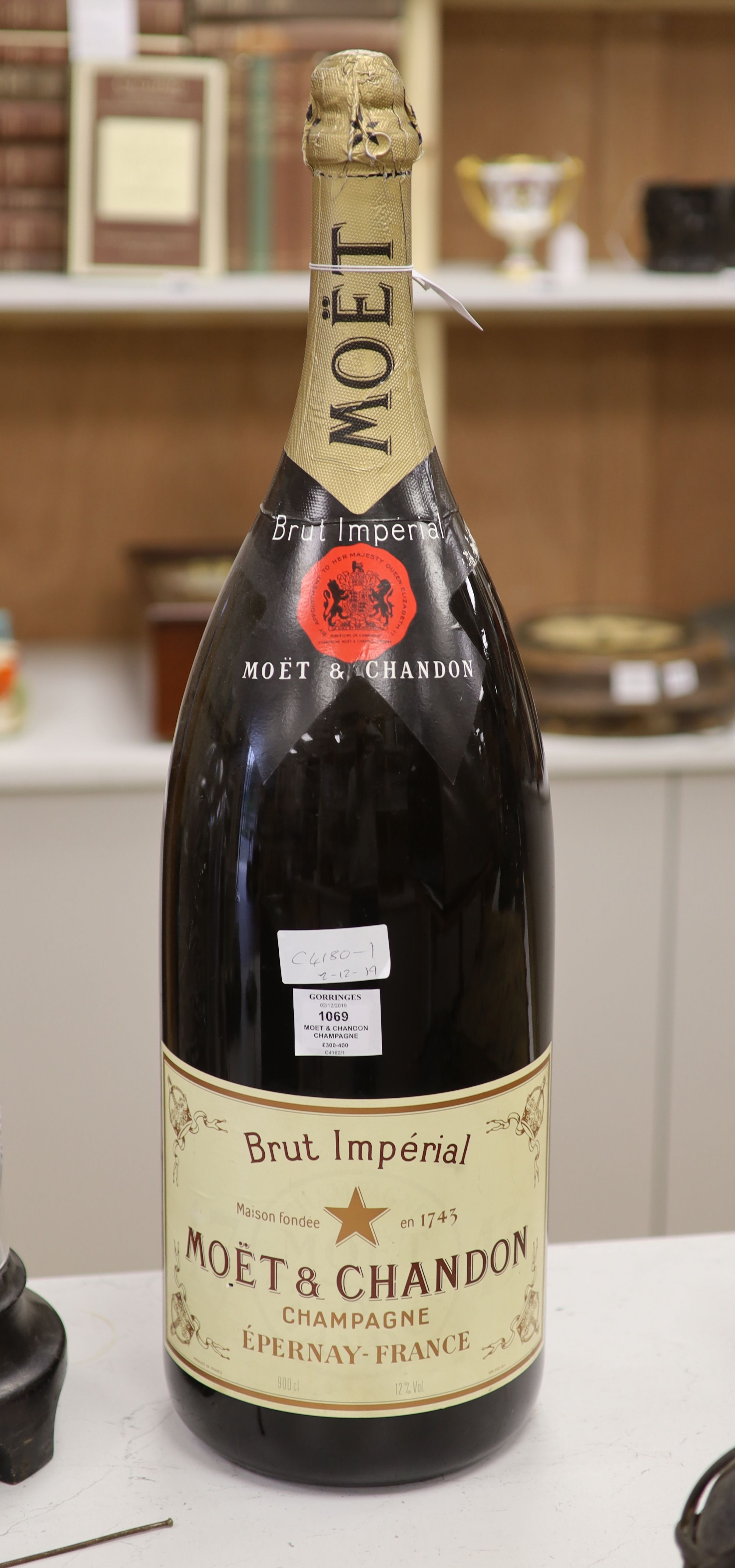 A Salmanazar of Moet & Chandon champagne